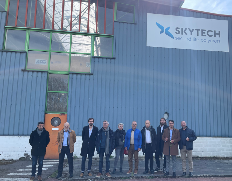 Visite des locaux SKYTECH avec nos clients investisseurs